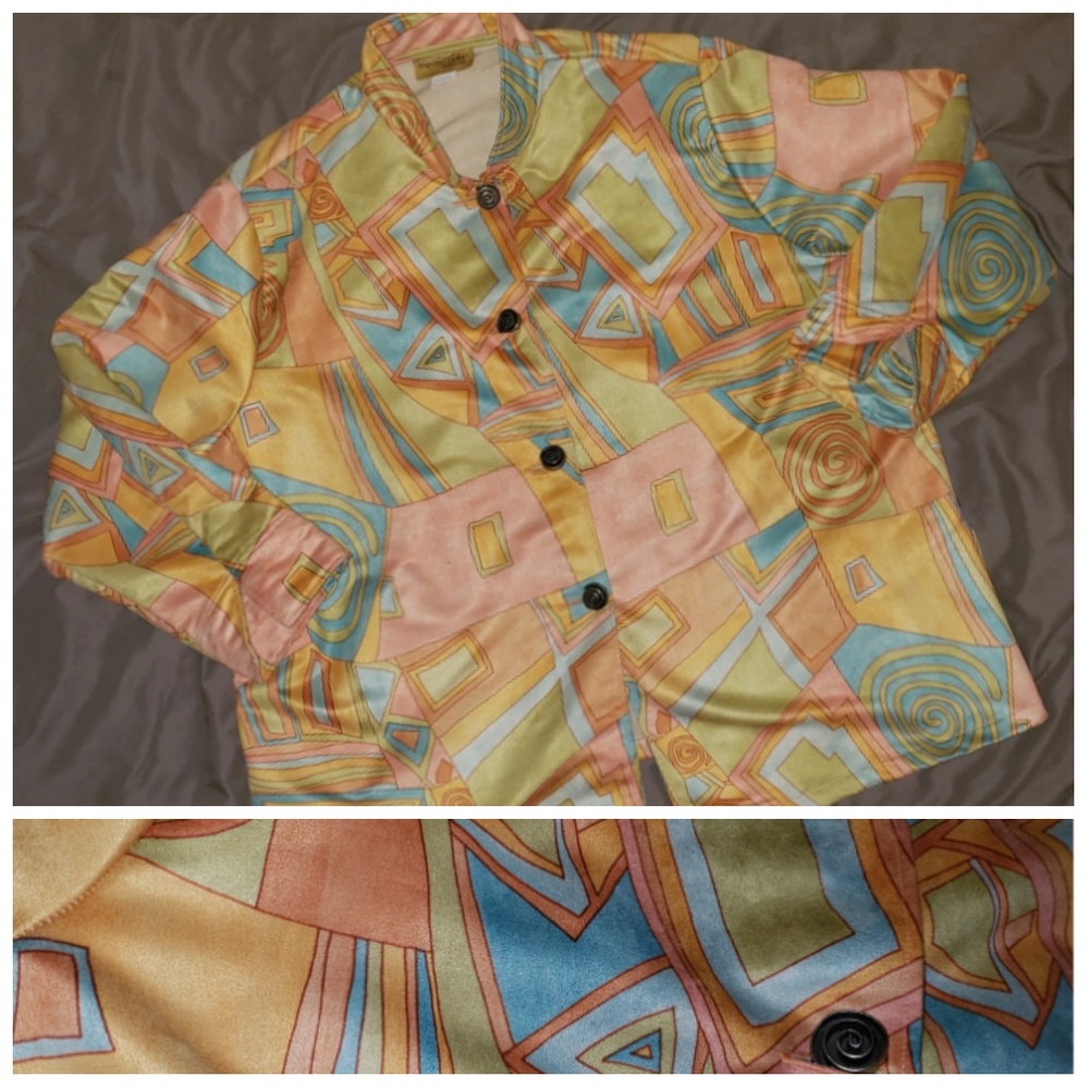 Painted Pony Groovy Psychedelic Jacket 3XL